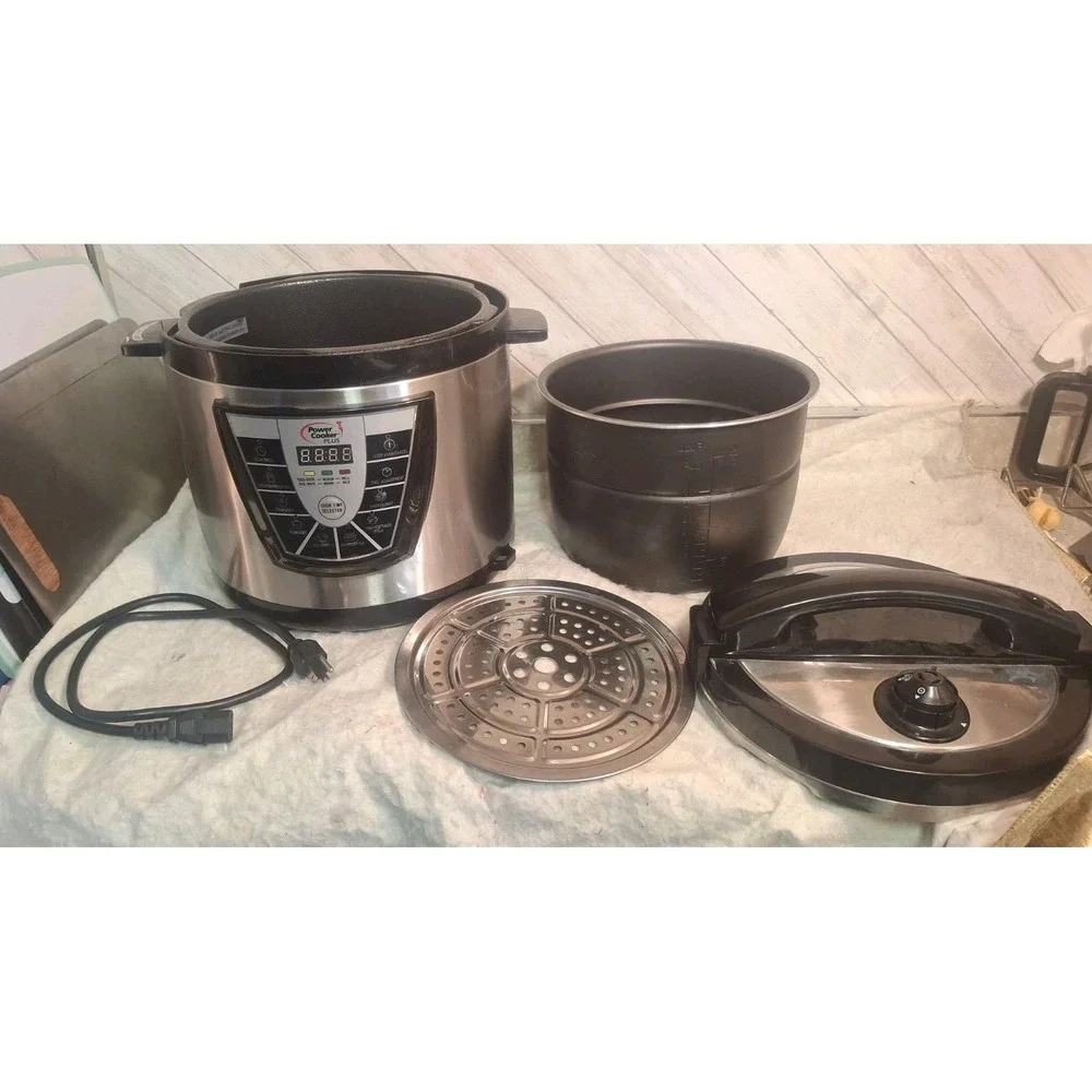 Power Cooker Plus 8 Quart Electric Pressure Cooker PPC780P Stainless Steel DENT
